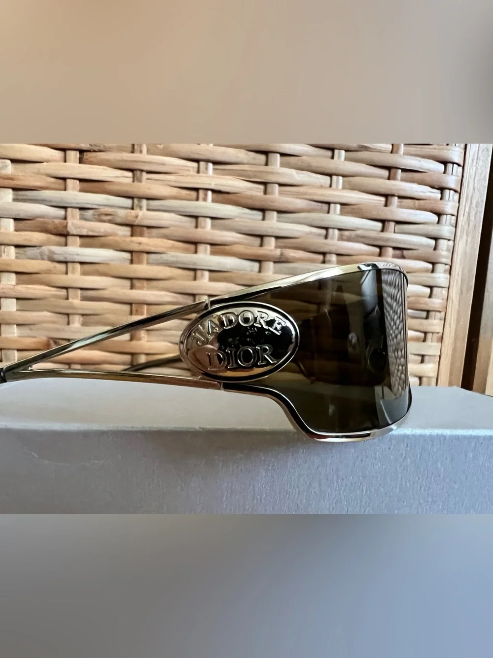 Christian Dior VINTAGE J’adore Dior sunglasses y2k silver rare jadore